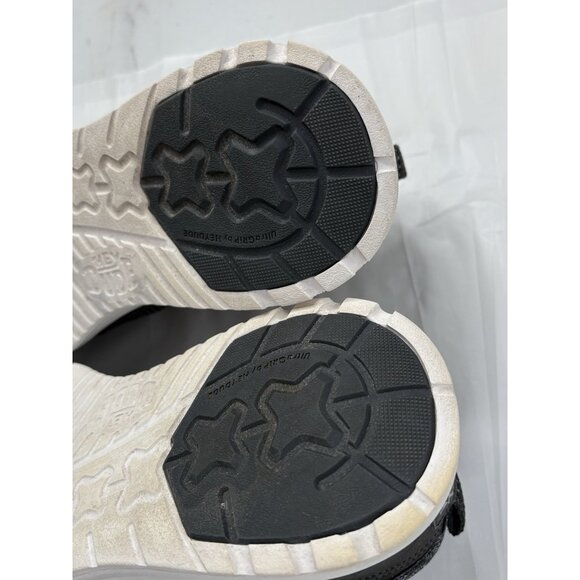 Hey Dude Sirocco Alta Glitter Shine Womens 10 Black White Comfort Shoes Slip On - Picture 14 of 16